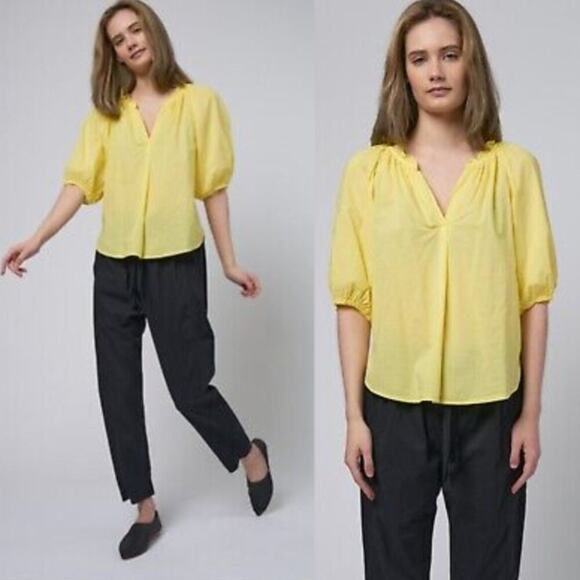 Xirena Jules Blouse Lemon - Picture 1 of 9